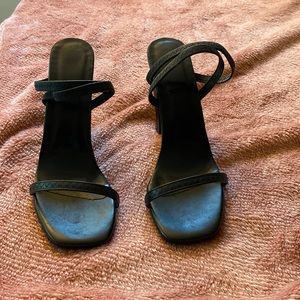 Strappy heels